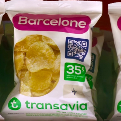 Inspired but Unknown: Budget airline Transavia sells cheap flights in crisp packets