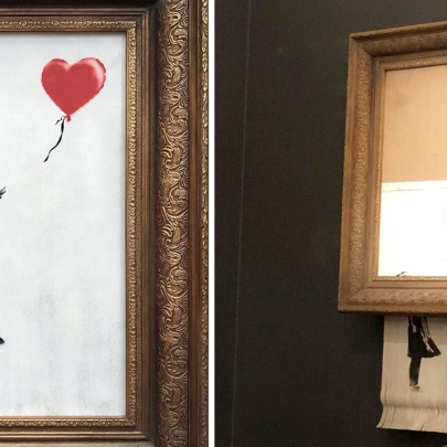 Was Banksy's shredded picture a PR stunt, art terrorism or does he want us to question the value of art itself?