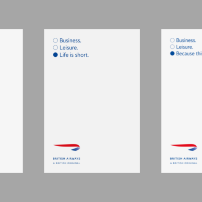 A British Original: British Airways launches a campaign where no two ads are the same