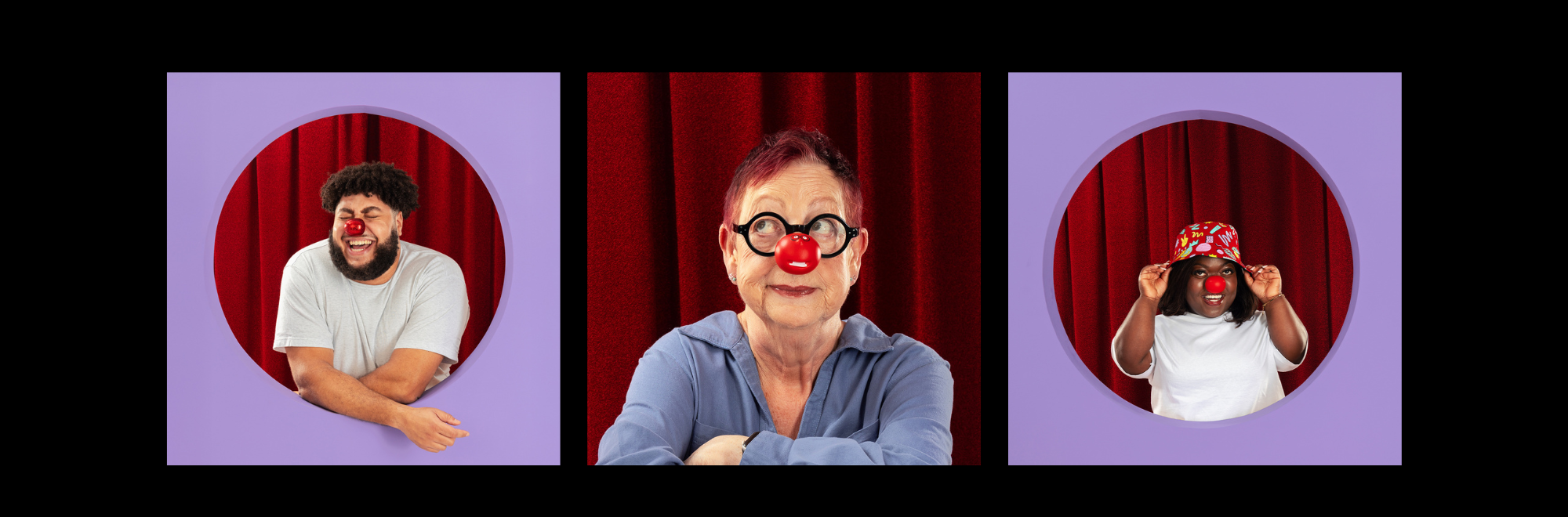 Comic Relief and Meanwhile reveal retro 40th birthday Red Noses