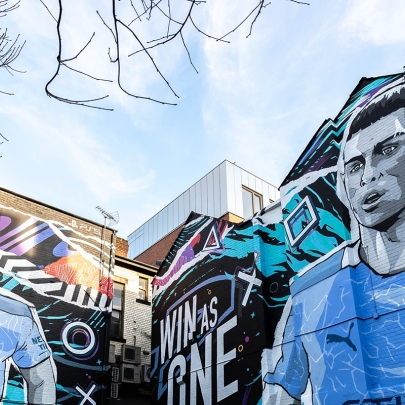 EA scores with a mural campaign by Kinetic and Mural Republic for FIFA 21 and PS5