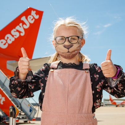 ‘Comic book’ face masks for kids under six on easyJet flights