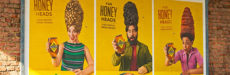 Hilltop Honey reveals beehive-wearing 'For Honey Heads' by St Luke's'