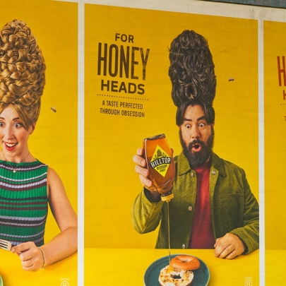 Hilltop Honey reveals beehive-wearing 'For Honey Heads' by St Luke's'