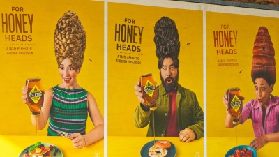 Up Next: Hilltop Honey reveals beehive-wearing 'For Honey Heads' by St Luke's'