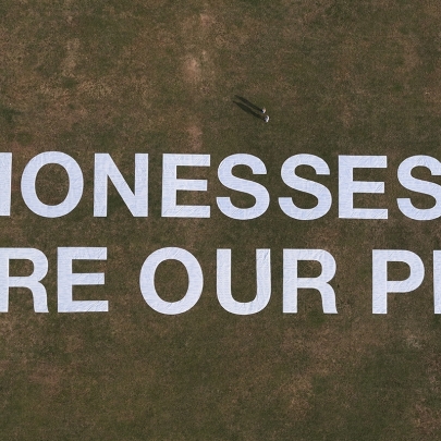 Kind Snacks reveals 100 metre wide good luck message for lionesses as they fly down under