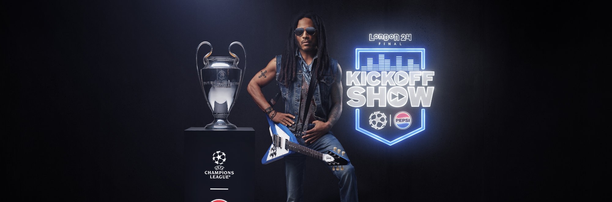 Lenny Kravitz to rock the UEFA Champions League final kick off show presented by Pepsi