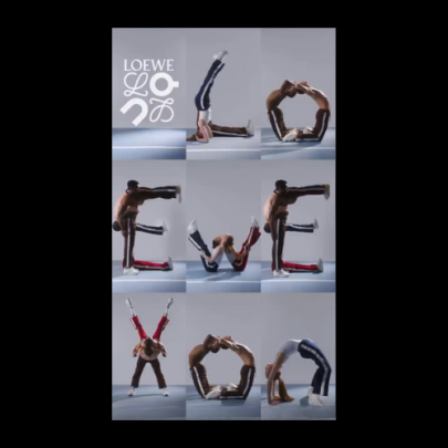 Loewe and On’s collaboration embraces human connection, literally