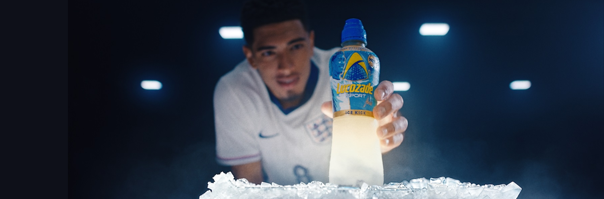 Lucozade Sport builds giant ice cube for Jude Bellingham partnership