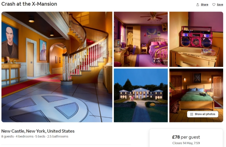 Marvel demonstrates its superpowers with experiential X-Men Airbnb