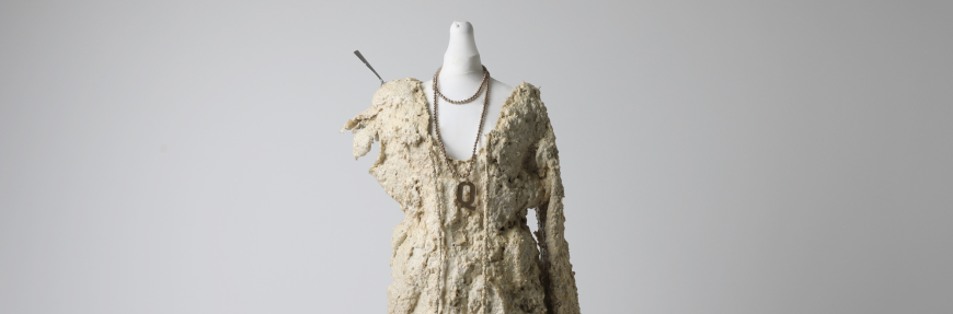 Quaker Oats and Uncommon hijack London Fashion Week with a dress made from porridge