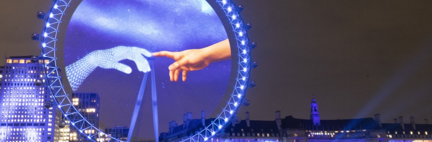 Samsung transforms the London skyline with spectacular projection show