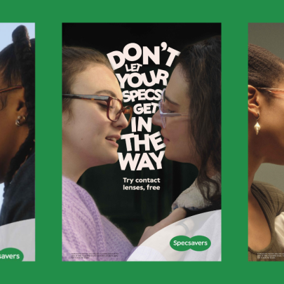 Specsavers promotes its contact lens range to avoid 'Kiss Clash'