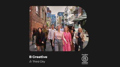 Up Next: Third City launches ‘B Creative’: 100 creative hours for free for B Corp companies