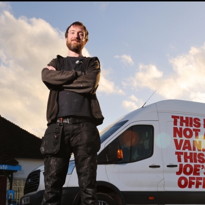 This is not a van: Direct Line turns a van into an office to spotlight tool theft