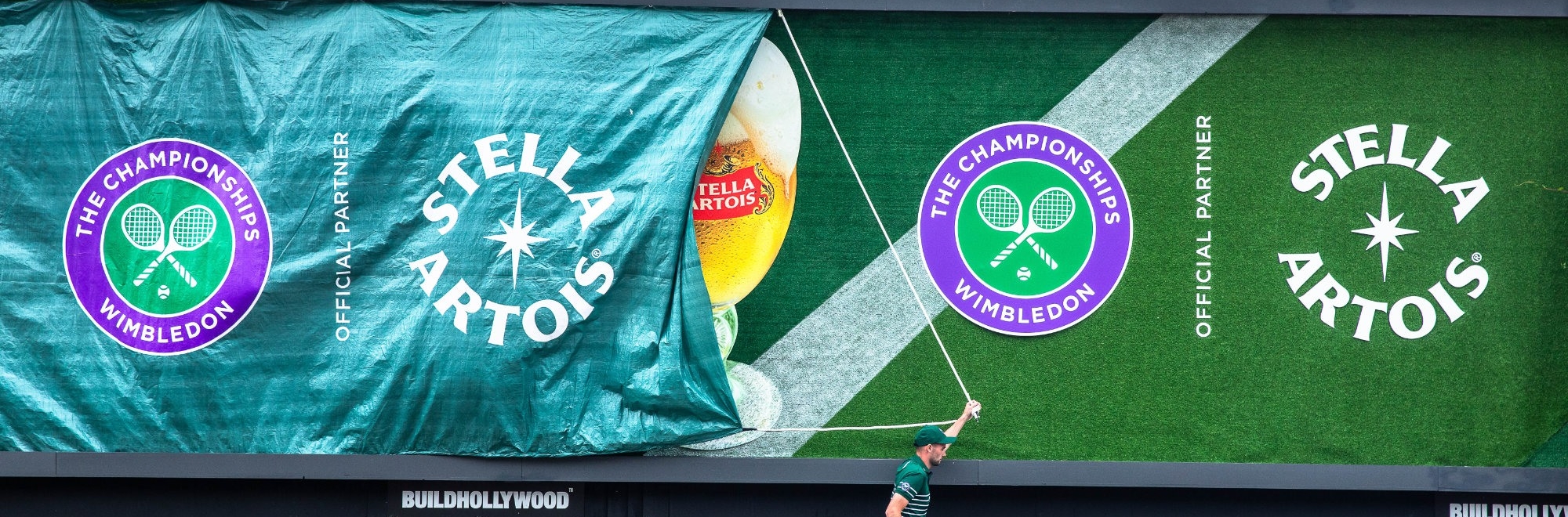 When it rains, we pour: Stella Artois ensures Wimbledon fans won't miss out when the covers come on