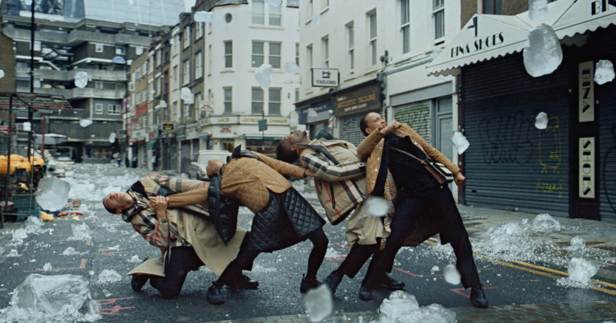 burberry singing in the rain