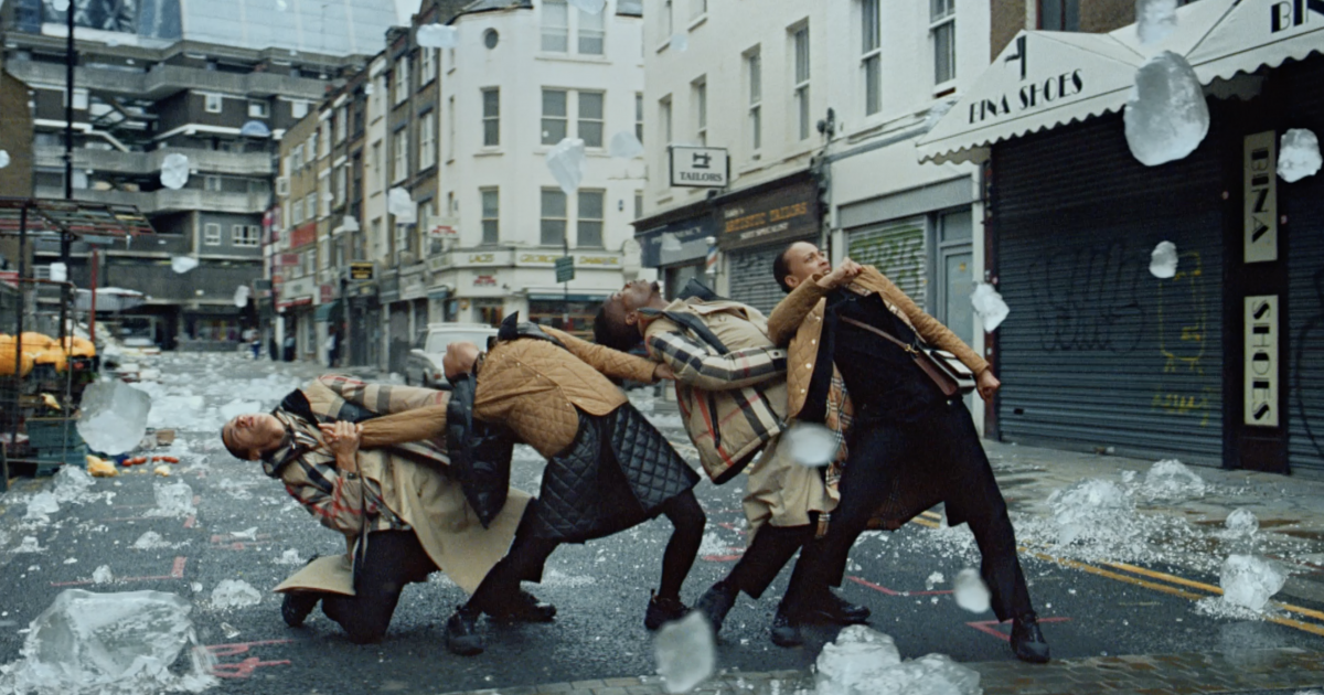 Singing in the rain and dancing in the street brings Burberry bang up to  date | Creative Moment